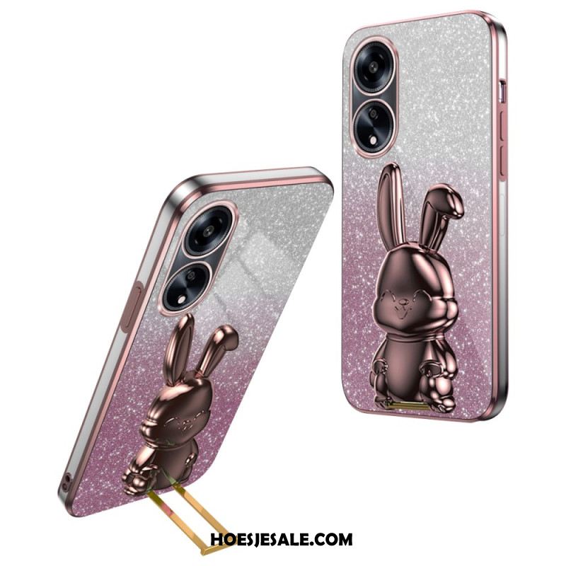 Case Hoesje Oppo A98 5g Telefoonhoesje Konijnenondersteuning