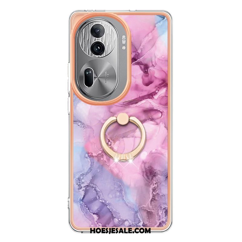 Case Hoesje Oppo Reno 11 Pro 5g Telefoonhoesje Marmeren Steunring