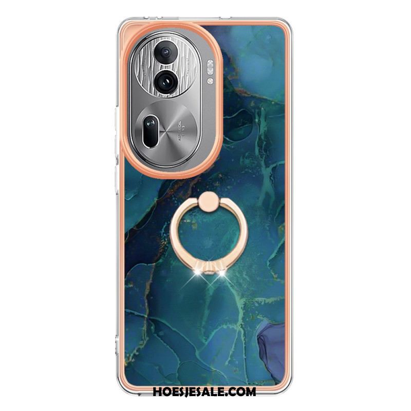 Case Hoesje Oppo Reno 11 Pro 5g Telefoonhoesje Marmeren Steunring