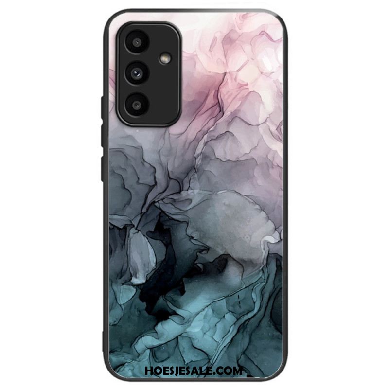 Case Hoesje Samsung Galaxy A15 Telefoonhoesje Helder Patroon Van Gehard Glas