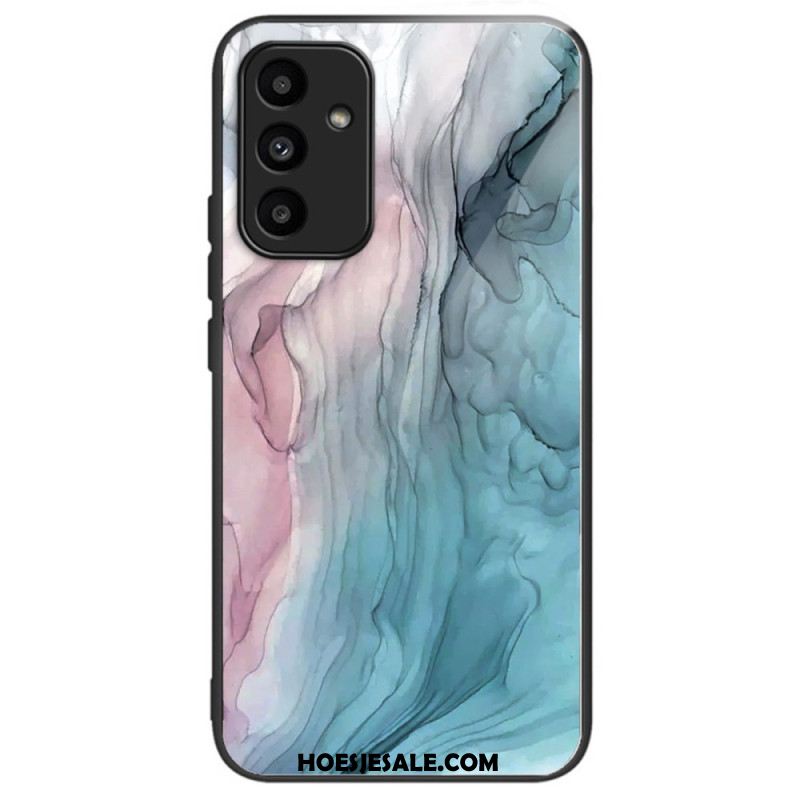 Case Hoesje Samsung Galaxy A15 Telefoonhoesje Helder Patroon Van Gehard Glas