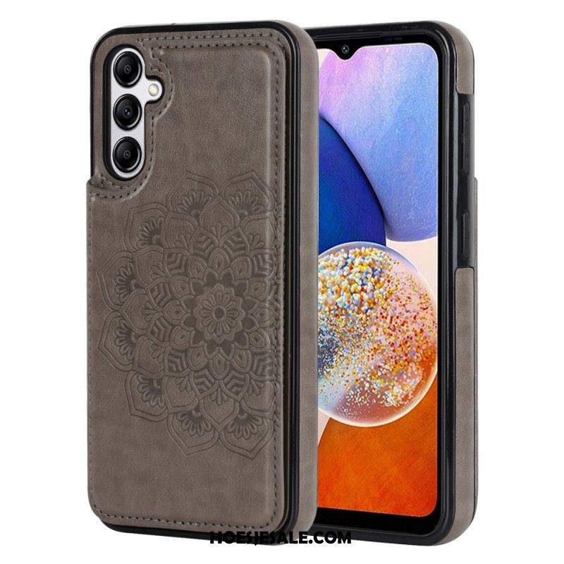 Case Hoesje Samsung Galaxy A15 Telefoonhoesje Kaarthouder Met Mandala-patroon