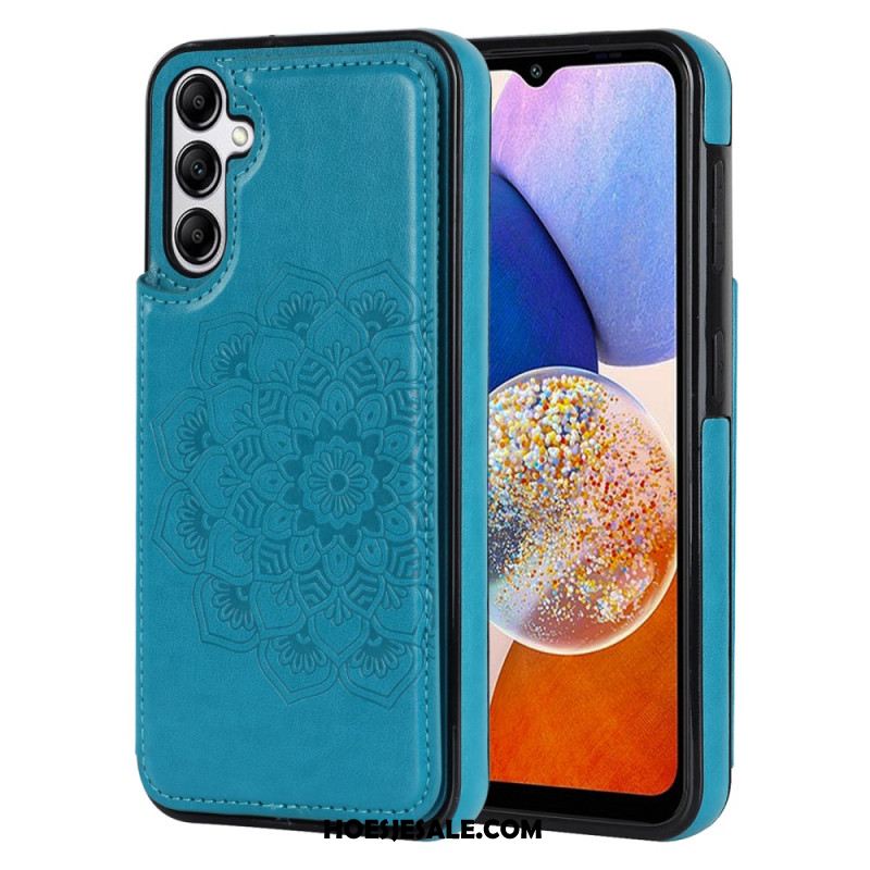 Case Hoesje Samsung Galaxy A15 Telefoonhoesje Kaarthouder Met Mandala-patroon