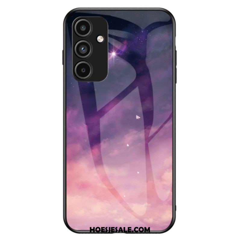 Case Hoesje Samsung Galaxy A15 Telefoonhoesje Melkweg Gehard Glas