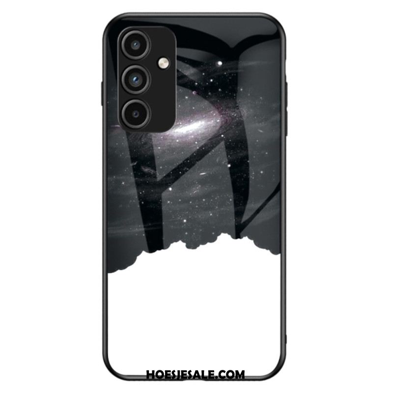 Case Hoesje Samsung Galaxy A15 Telefoonhoesje Melkweg Gehard Glas