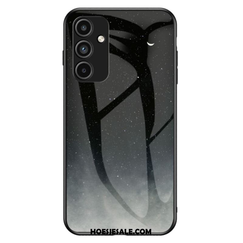 Case Hoesje Samsung Galaxy A15 Telefoonhoesje Melkweg Gehard Glas