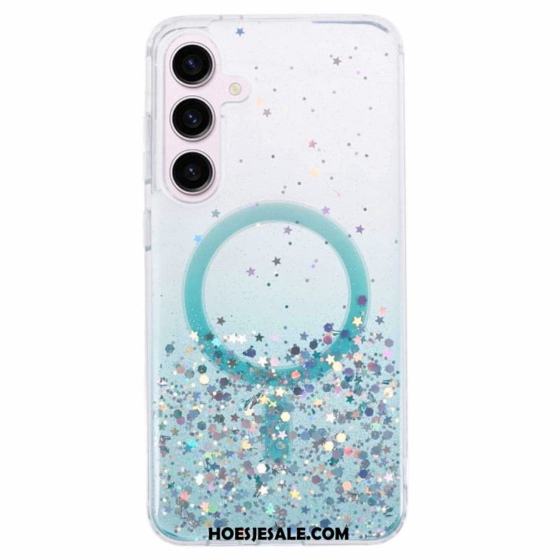 Case Hoesje Samsung Galaxy S24 Plus 5g Telefoonhoesje Magsafe-compatibele Glitters