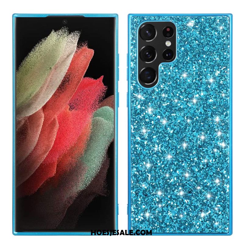 Case Hoesje Samsung Galaxy S24 Ultra 5g Telefoonhoesje Sprankelende Glitters