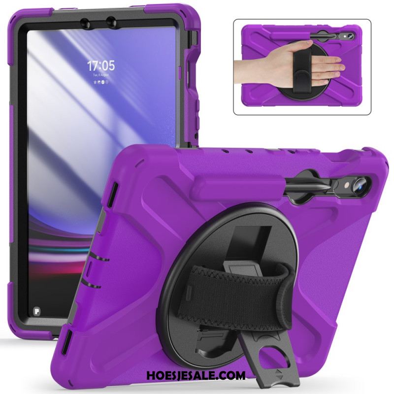 Case Hoesje Samsung Galaxy Tab S9 Telefoonhoesje Roterende Steun