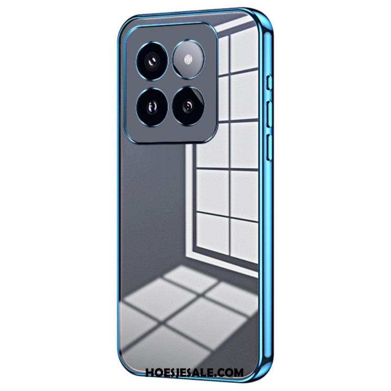 Case Hoesje Xiaomi 14 Pro Telefoonhoesje Metallic Stijlranden