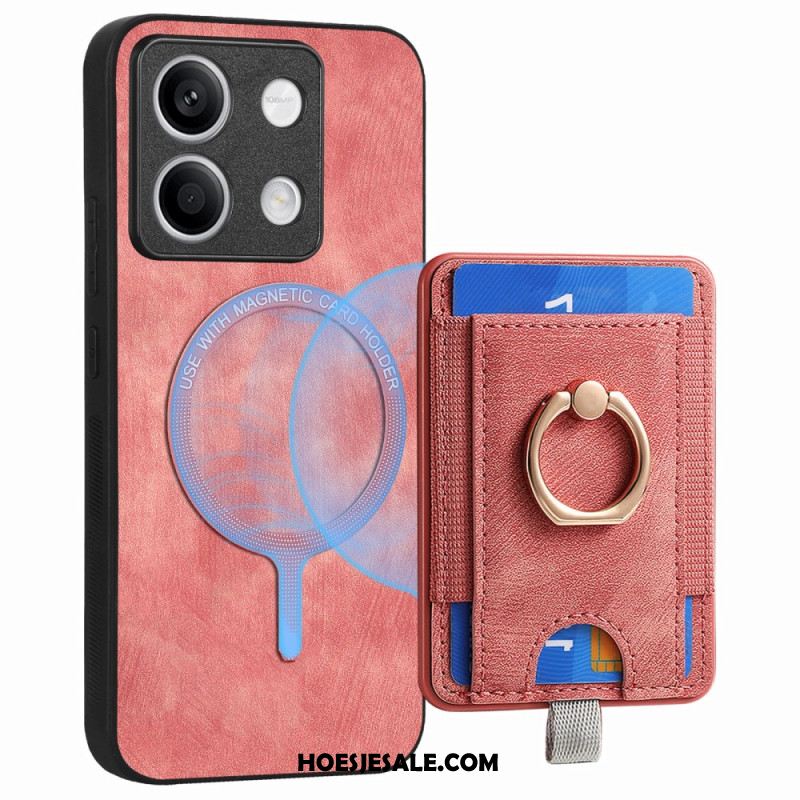 Case Hoesje Xiaomi Redmi Note 13 4g Telefoonhoesje Afneembare Kaarthouder En Ring