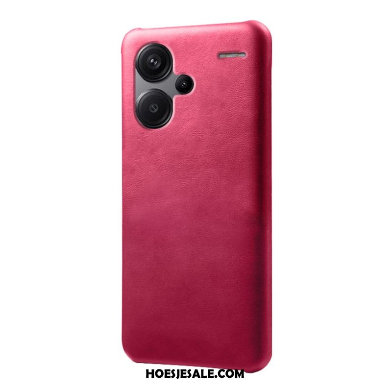 Case Hoesje Xiaomi Redmi Note 13 Pro Plus 5g Telefoonhoesje Ledereffect