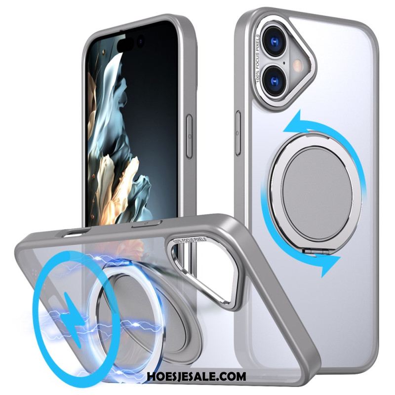 Case Hoesje iPhone 16 Telefoonhoesje Magsafe-compatibele Ringhouder