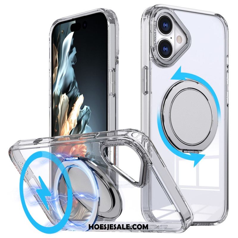 Case Hoesje iPhone 16 Telefoonhoesje Magsafe-compatibele Ringhouder