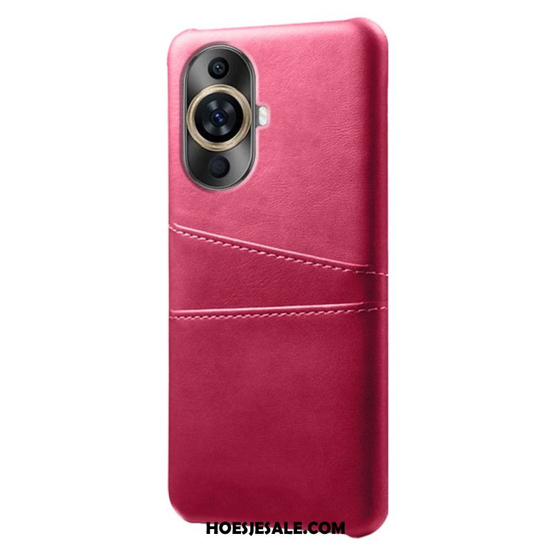 Cover Hoesje Huawei Nova 11 Pro Telefoonhoesje Dubbele Kaarthouder