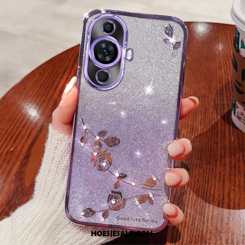 Cover Hoesje Huawei Nova 11 Pro Telefoonhoesje Kadem Strassbloemen