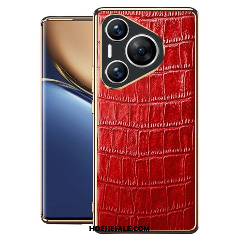 Cover Hoesje Huawei Pura 70 Pro Telefoonhoesje Krokodilstijl