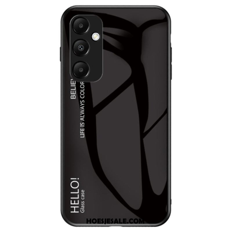 Cover Hoesje Samsung Galaxy A55 5g Telefoonhoesje Hallo Gehard Glas