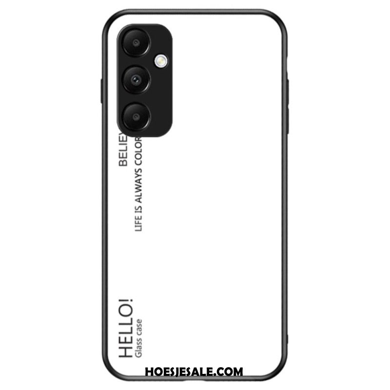 Cover Hoesje Samsung Galaxy A55 5g Telefoonhoesje Hallo Gehard Glas