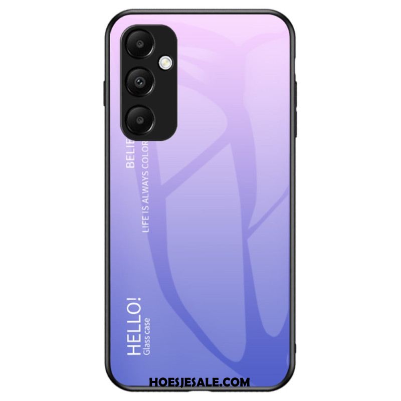 Cover Hoesje Samsung Galaxy A55 5g Telefoonhoesje Hallo Gehard Glas