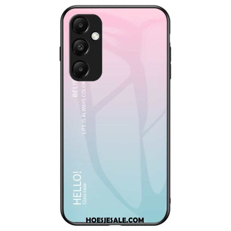 Cover Hoesje Samsung Galaxy A55 5g Telefoonhoesje Hallo Gehard Glas