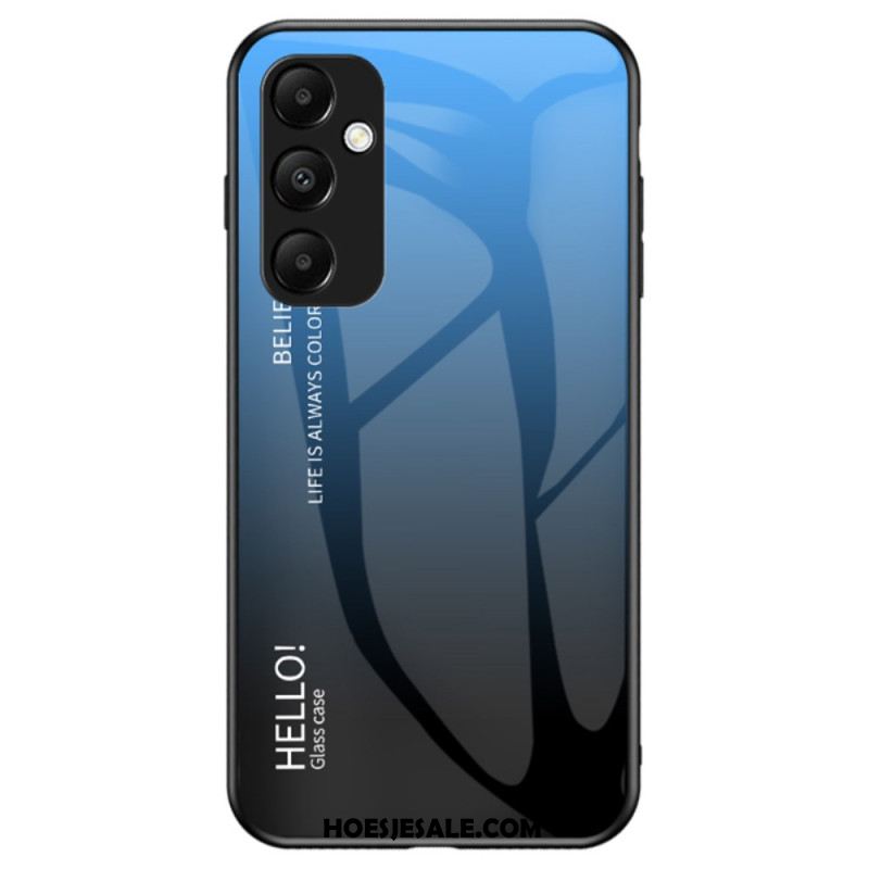 Cover Hoesje Samsung Galaxy A55 5g Telefoonhoesje Hallo Gehard Glas