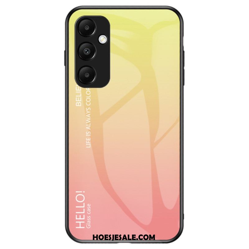 Cover Hoesje Samsung Galaxy A55 5g Telefoonhoesje Hallo Gehard Glas