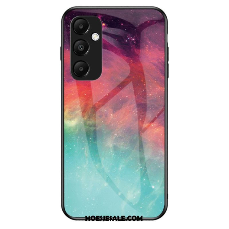 Cover Hoesje Samsung Galaxy A55 5g Telefoonhoesje Hemelgehard Glas