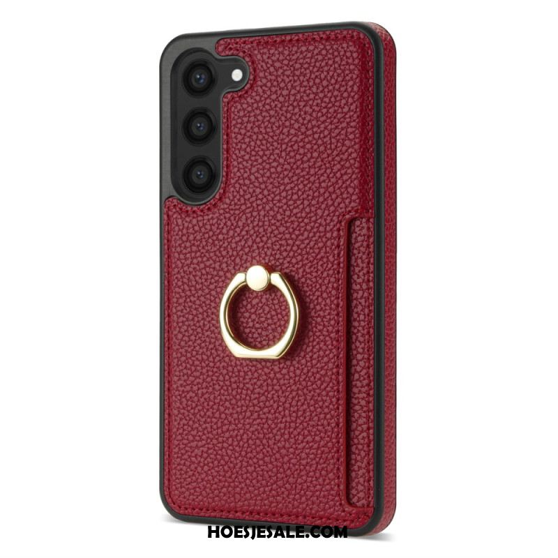 Cover Hoesje Samsung Galaxy S24 5g Telefoonhoesje Leren Stijl Met Kaarthouder En Standaard