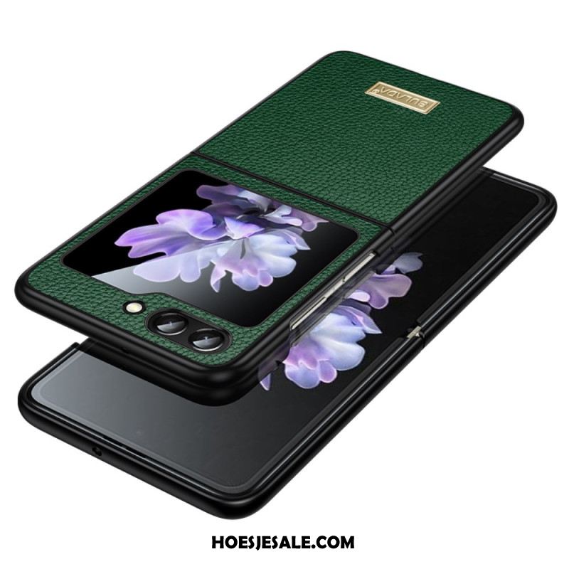 Cover Hoesje Samsung Galaxy Z Flip 6 Telefoonhoesje Litchi-textuur Sulada