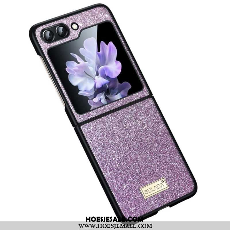 Cover Hoesje Samsung Galaxy Z Flip 6 Telefoonhoesje Sulada-glitter