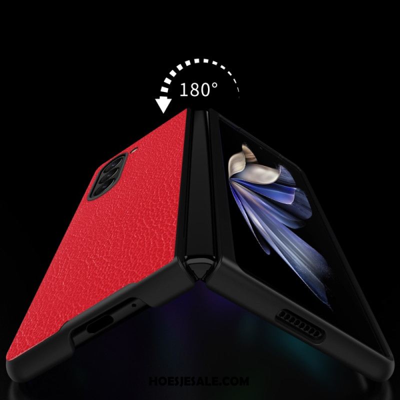 Cover Hoesje Samsung Galaxy Z Fold 5 Telefoonhoesje Klassiek Zakelijk