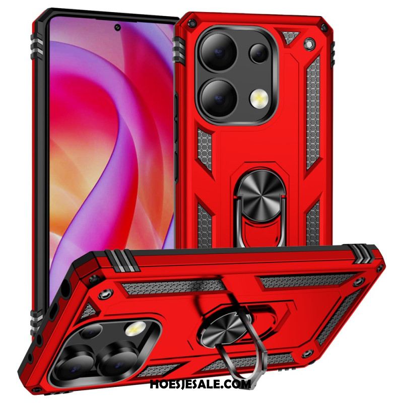 Cover Hoesje Xiaomi Redmi Note 13 4g Telefoonhoesje Schokbestendige Ringsteun