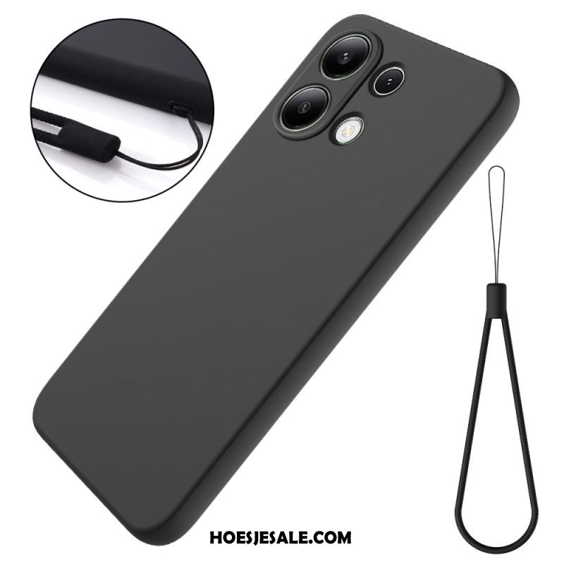 Cover Hoesje Xiaomi Redmi Note 13 4g Telefoonhoesje Vloeibare Siliconen Band