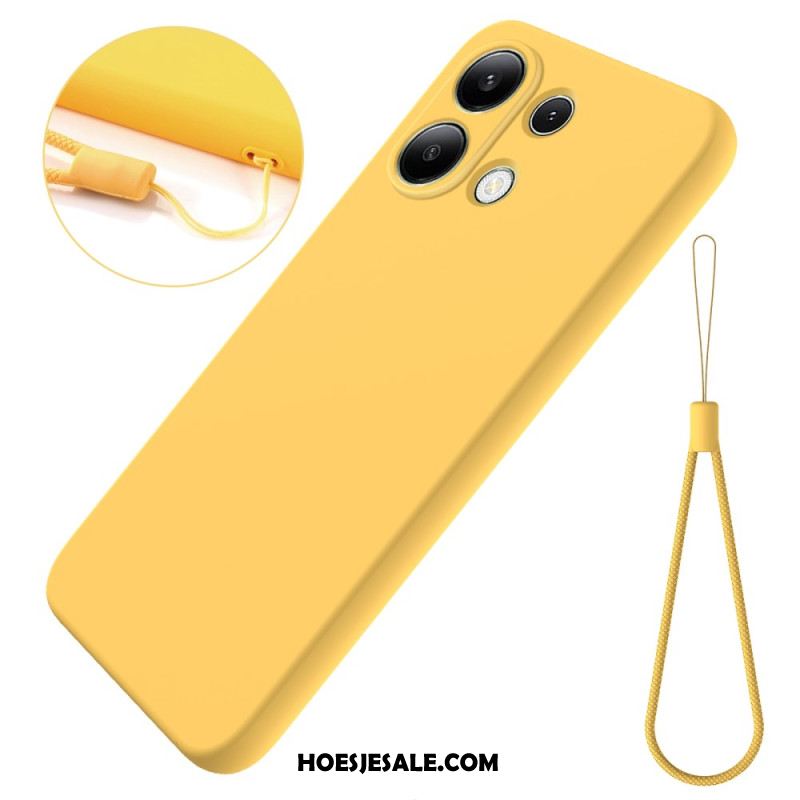 Cover Hoesje Xiaomi Redmi Note 13 4g Telefoonhoesje Vloeibare Siliconen Band