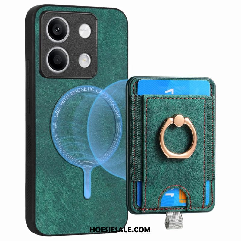 Cover Hoesje Xiaomi Redmi Note 13 5g Telefoonhoesje Afneembare Kaarthouder En Ring