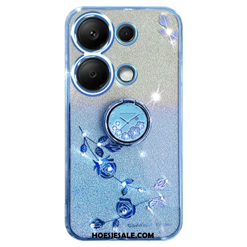 Cover Hoesje Xiaomi Redmi Note 13 5g Telefoonhoesje Kadem Glitter- En Strasssteun