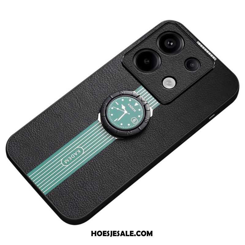 Cover Hoesje Xiaomi Redmi Note 13 Pro 5g Telefoonhoesje Designhorloge Met Ringsteun Kadem