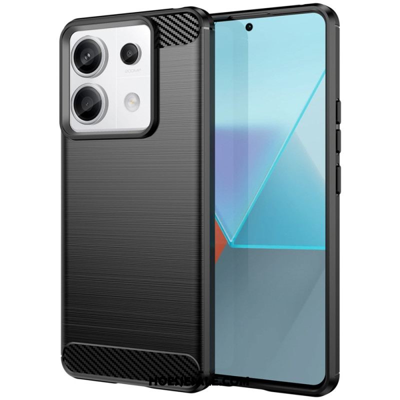 Cover Hoesje Xiaomi Redmi Note 13 Pro 5g Telefoonhoesje Koolstofvezeltextuur