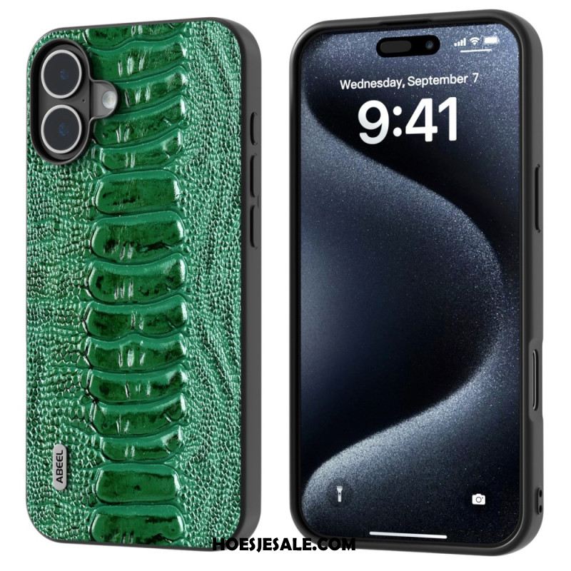 Cover Hoesje iPhone 16 Plus Telefoonhoesje Abeel Met Structuur