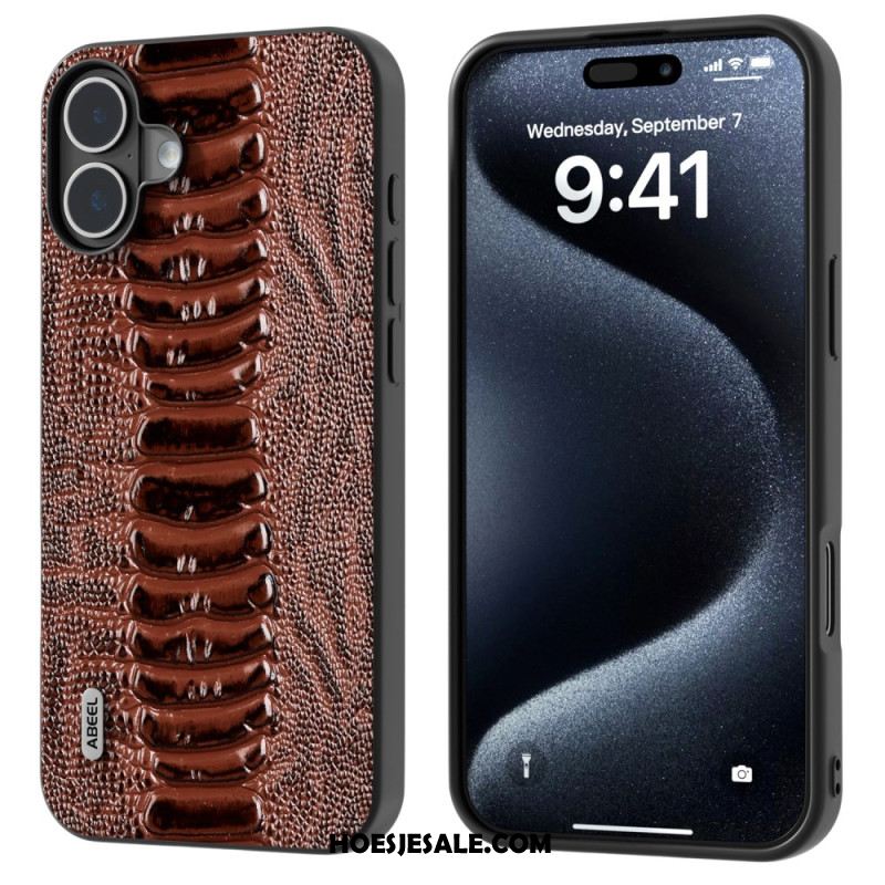 Cover Hoesje iPhone 16 Plus Telefoonhoesje Abeel Met Structuur