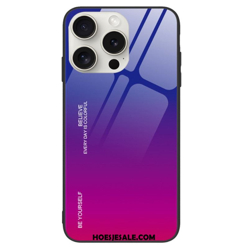 Cover Hoesje iPhone 16 Pro Max Telefoonhoesje Wees Jezelf