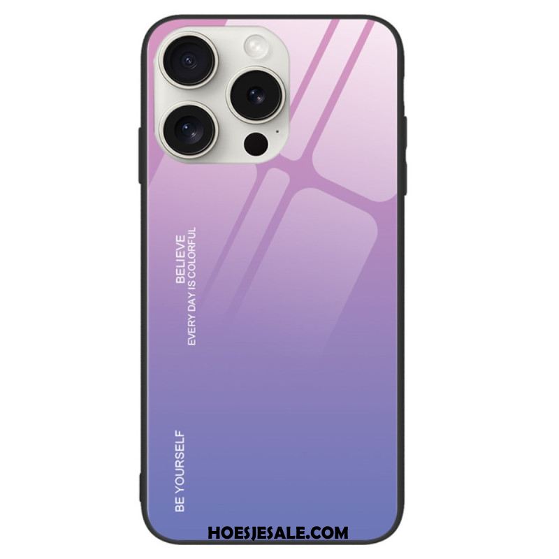 Cover Hoesje iPhone 16 Pro Max Telefoonhoesje Wees Jezelf