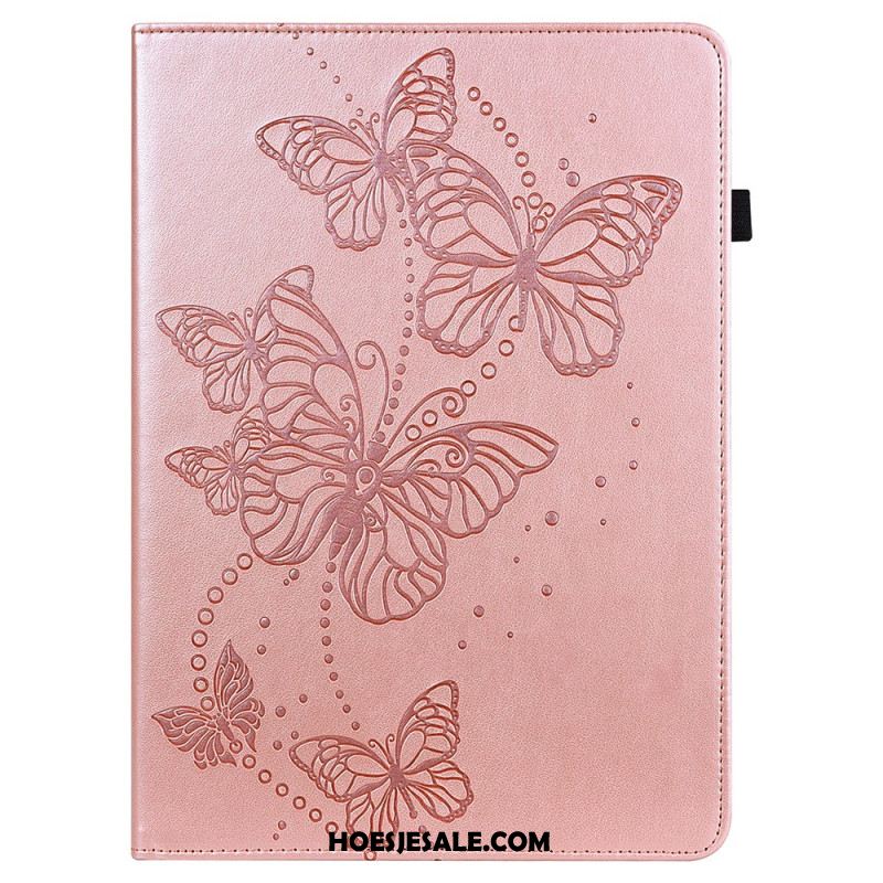 Cover Voor Samsung Galaxy Tab S9 Vlinderpatroon