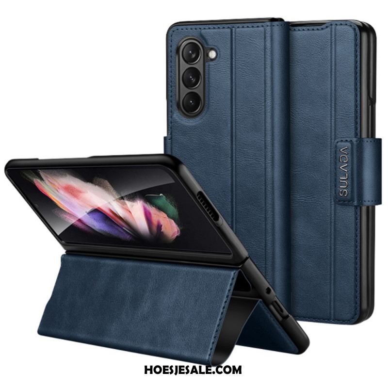 Cover Voor Samsung Galaxy Z Fold 6 Kunstleer Sulada