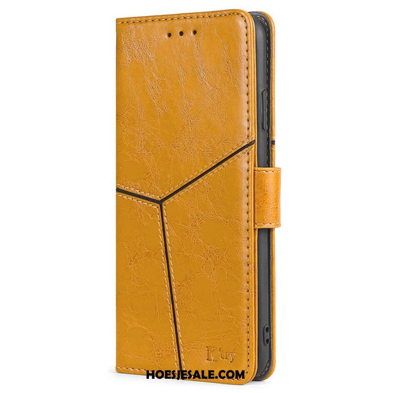 Flip Case Leren Huawei Pura 70 Vintage Gestileerd