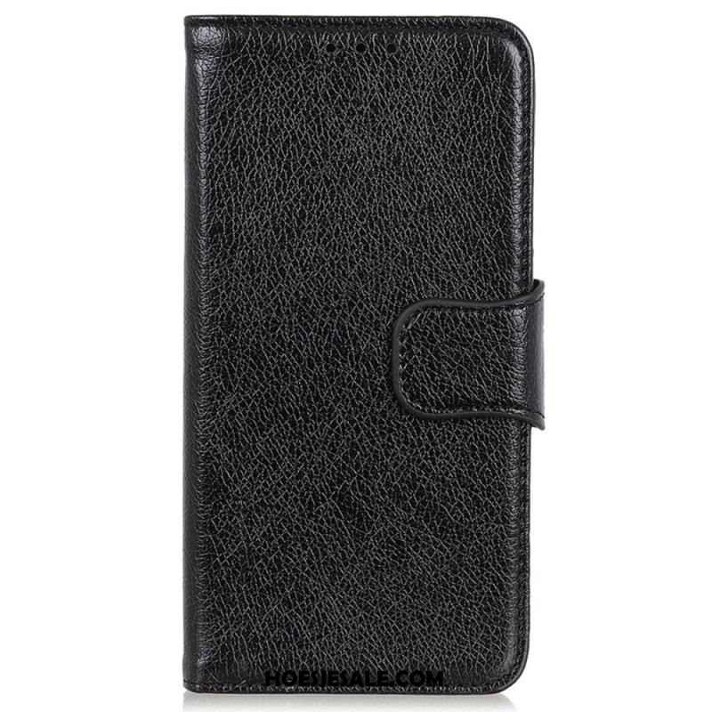 Flip Case Leren Oneplus 12r Nappatextuur