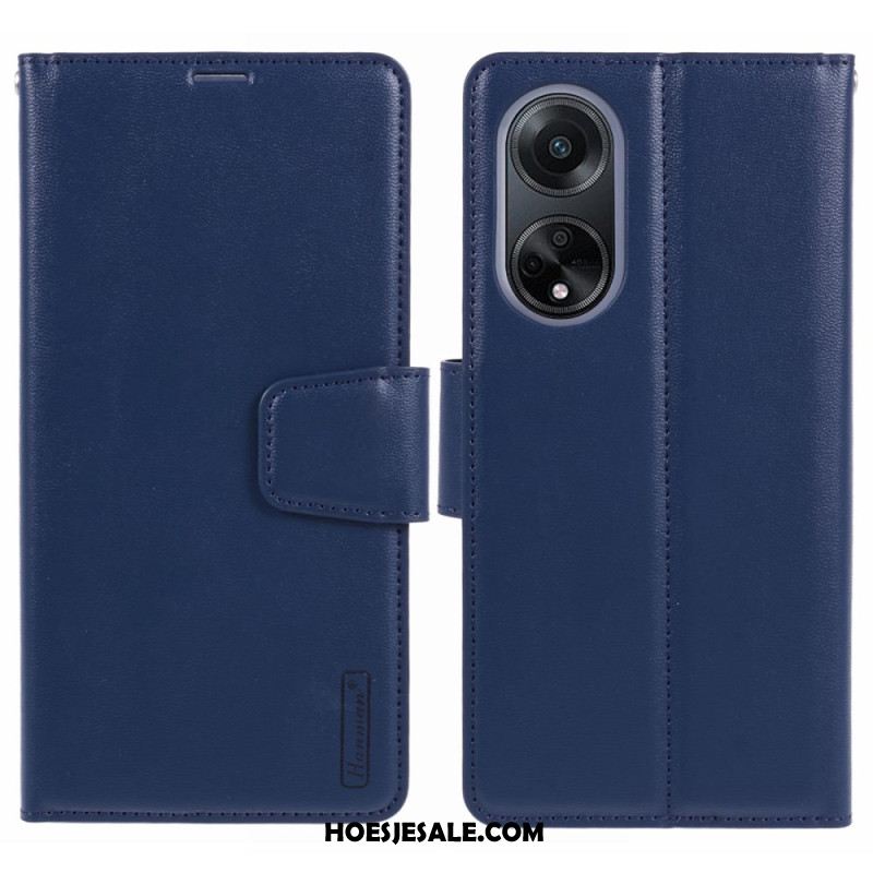 Flip Case Leren Oppo A98 5g Molenserie Hanman