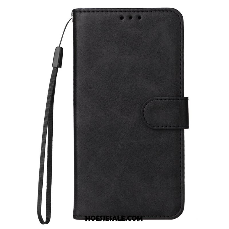 Flip Case Leren Oppo A98 5g Verenigd Met Riem