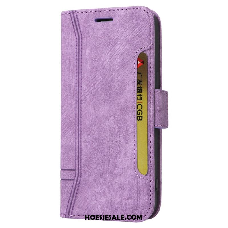 Flip Case Leren Oppo Reno 11 Pro 5g Betopnice Kaarthouder Vooraan